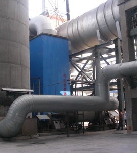洛阳伊川电力碳素厂安装工程现场