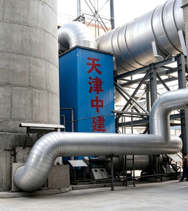 洛阳伊川电力碳素厂安装工程现场